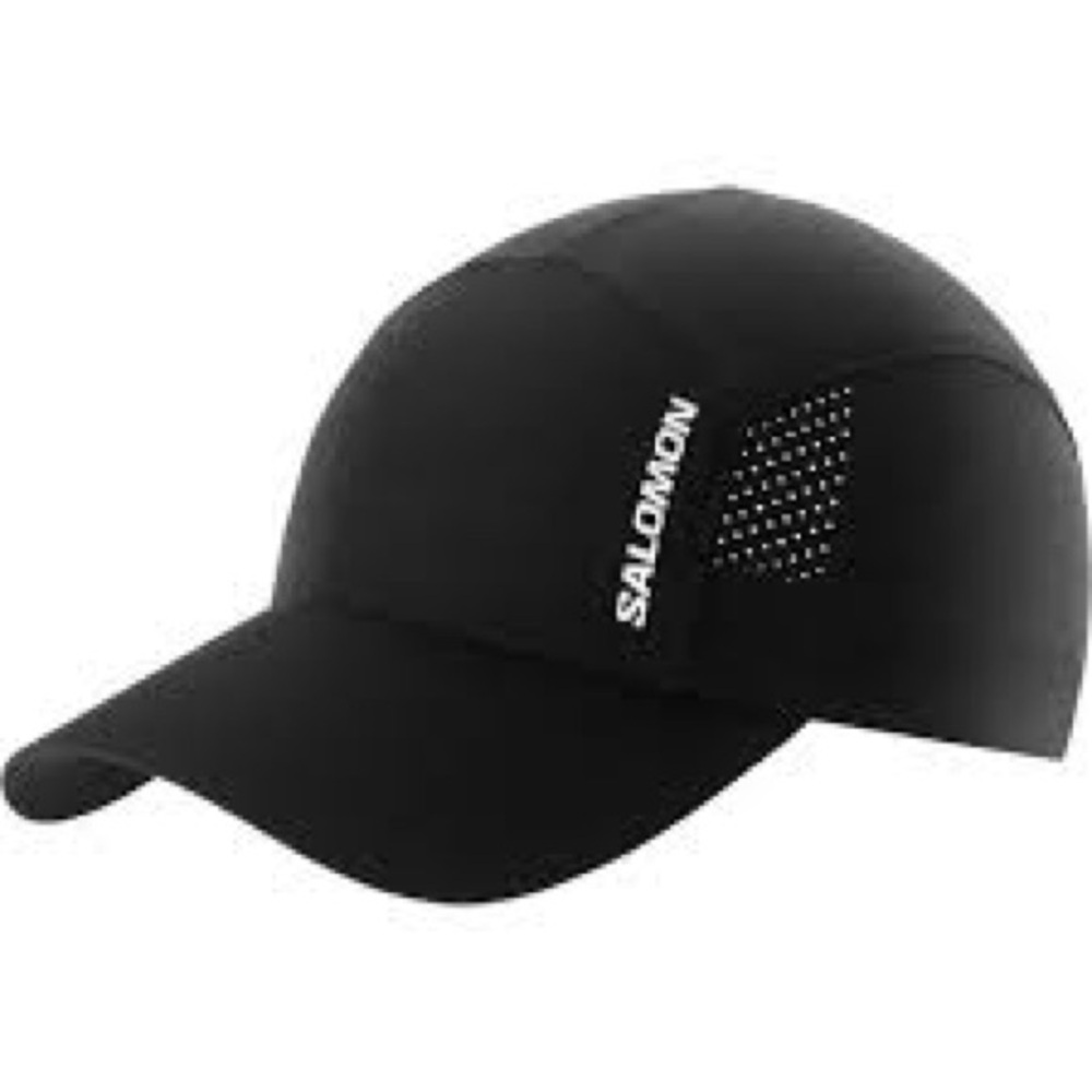 Used Salomon Running Cap. Black. Worn twice.